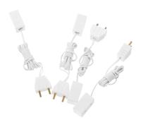 4 Pièces Cordon Lumineux Miniature 1: 12 Blanc | Plastique et Métal, Structure Compacte, pour Lampes Miniatures, Dioramas, Modélistes, Câblage Soigné