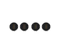 4 Pièces Cornes 4 Pouces Tweeter Pneumatique Ruban en Aluminium Tweeter Haut-Parleur à Ruban pour Tweeter à Ruban Têtes de Tweeter Cornes