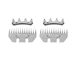 4 Pièces Coupe-laine électrique Lames de Tondeuse à Chèvre Peignes à Ciseaux Lames de Cisaillement Cisailles à Mouton Lame Droite 13 Dents Pièce de Rechange pour Cisailles à