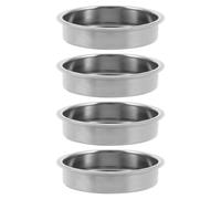 4 Pièces Coupelle Aveugle 51mm en Acier Inoxydable | Compatibilité, Prévention des Fuites et Résidus, Entretien Facile, pour Bureau et Maintenance