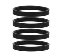 4 Pièces Courroie en Caoutchouc Noire, 218 MM | Pièce de Remplacement pour Travail du Bois, Compatible Raboteuse et Dégauchisseuse, Entraînement Stable