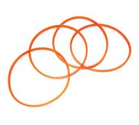 4 Pièces Courroies, Accessoires Barbe A Papa Appareil | Caoutchouc et Plastique Orange, Surface Lisse sans Bavure, pour Modèles Commerciaux et Machines à Guimauve