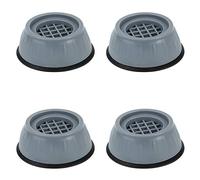 4 Pièces Coussin de Pieds de Machine à Laver, Coussin de Pieds de Laveuse Anti-vibrations,Coussin de Pied en Caoutchouc Antidérapant pour Sèche-linge, Lave-vaisselle, Réduire le Bruit