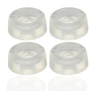 4 pièces coussin en caoutchouc pieds coussinets, coussin pieds en caoutchouc antidérapant machine à coudre lit coussin en plastique élastique clair couture pied contrôle pour