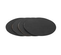 4 Pièces Coussinets D'isolation Acoustique Ronds en Éponge Noire | Vibrations Résonance, Installation Adhésive Simple, pour Bureau, Étude et Travail