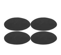 4 Pièces Coussinets Noir Anti-vibrations en Éponge | Réduit les Vibrations Résonances, Installation Simple, pour Bases de Ventilateurs et Pièces Calmes