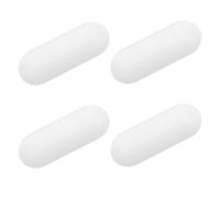 4 Pièces Coussins Stabilisateurs, Butoirs Blancs en Plastique | Antidérapants, Absorption des Chocs Bruit, Entretien Facile, pour Gestion Immobilière