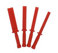 4 Pièces Couteau à Mastic, Grattoirs en Plastique, Jeu de grattoirs, Spatules Plastique, Grattoirs en Plastique pour Retirer les Joints, Outil de Grattoir de Peinture pour Décalcomanies, Papier Peint,