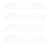 4 Pièces Couvercle de Lentille D’armoire de Sablage | Protection Lentille, Remplacement Jetable pour Réduire le Nettoyage, Installation Facile, Fenêtre Claire