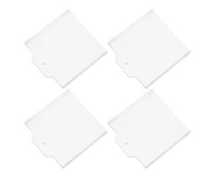 4 Pièces Couvercle de Protection pour Interrupteur D’Incendie ABS | Capot de Sécurité pour Bouton D’arrêt, Usage Intérieur et Extérieur, Entretien Facile, Inspection Rapide