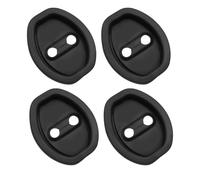 4 pièces Couvercle de Serrure de Porte de Voiture pour Ford Focus Turnier Active ab Bj.2018, Protecteur Serrure Porte en Silicone pour Voiture(Noir)