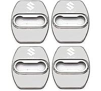 4 Pièces Couvercle de Serrure de Porte de Voiture pour Suzuki Vitara Ignis Swift Baleno S Cross SX4, Contre la Pluie la Rouille Dispositif antivol Protection Couvrir Accessoires