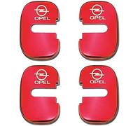 4 Pièces Couvercle de Serrure de Porte pour Opel Adam Karl Corsa Tigra Chevette Astra Olympia, Boucle de Serrure de Porte de Voiture en Acier Inoxydable,A