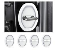 4 pièces Couvercle de Serrure de Porte pour Renault Rafale Symbioz Captur Clio Arkana Austral Koleos, Silicone Protection pour Serrure Porte Couvercle Serrure Porte Voiture anti-bruit intérieur