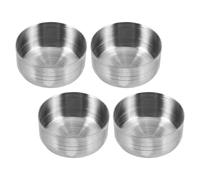 4 Pièces Couvercle de Shaker Mélangeur 350ml en Acier Inoxydable