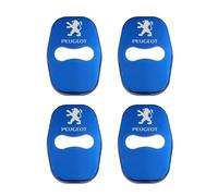 4 Pièces Couvercle Serrure Porte de Voiture pour Peugeot 308 SW III 2021-, Housses de Protection pour Serrure de Porte Amortisseur et Anti-Bruit,Blue