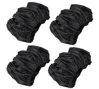 4 Pièces Couverture de Protection de Roues de Poussettes Housse de Protection pour Pneu du Landau Accessoires pour Enjoliveur de Roue de Poussette Générique (L)