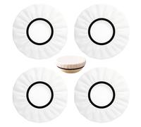 4 Pièces Couverture pour Panier de Fermentation | 28 cm Couvercle pour Panier de Fermentation, Couvercle Alimentaire Housses Banneton pour La Fermentations de La Pâte