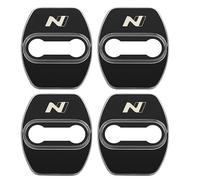 4 Pièces Couverture Serrure Porte Voiture pour Hyundai N Line i30 i20 Sonata Accent Tucson Elantra Azera Auto Accessoires de Protection Contre Voiture Voiture Serrure Couvercle Accessoires