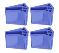4 Pièces Couvre-pieds D’échelle Antidérapants en Caoutchouc Bleu | Protection du Sol, des Glissades, Usage Maison, pour Béton et Escaliers de Grenier