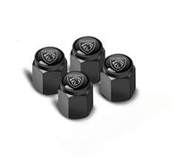 4 pièces Couvre-Valve pour Voitures pour Peugeot 108 5-Türer I 2014-2022, de Cache-poussière de Roue Bouchons de Tige de Valve de Pneu Auto,New-Black