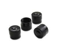 4 pièces Couvre-Valve pour Voitures pour Toyota Proace 2 AB Bj 2016, de Cache-poussière de Roue Bouchons de Tige de Valve de Pneu Auto,Black