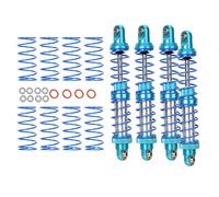 4 pièces d’amortisseurs universels en métal pour voiture télécommandée 1/10 crawler, amortisseur RC en alliage d’aluminium avec ressorts de rechange pour Traxxas, HSP, (90mm)