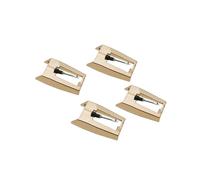 4 PièCes D'Aiguilles pour Tourne-Disque, Stylet de Remplacement AméLioré pour Aiguilles de Disque DoréEs pour Platine , Victrola,