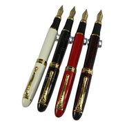 4 pièces dans la série Gullor 450 Stylo à plume en 4 couleurs (couleurs vives) avec pochette stylo original et 5 couleurs cartouche d'encre
