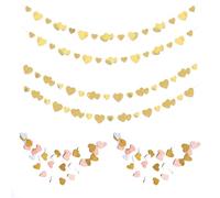 4 Pièces D'Art Latte En Forme De Cœur À Paillettes, 2 Pièces De Breloques D'Art Latte, Décoration De Mariage, Art Latte En Forme De Cœur, Bannière De Mariage, Décorations De Bal De Fin D'Année