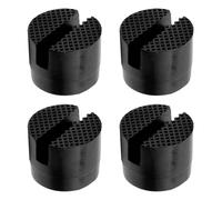 4 Pièces De Blocs en Caoutchouc pour Cric, Bouchons en Caoutchouc pour Cric, Coussinets pour Cric, Blocs De Support, Coussinets en Caoutchouc Universels, Accessoires De Réparation Automobile