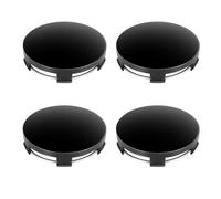 4 pièces de cache-moyeux, cache-moyeux universels en ABS de haute qualité, Ø 60 mm Id 56 mm, noir, pour marques de voitures courantes, pour jantes en aluminium VW et Audi
