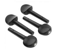 4 pièces de chevilles à trou ouvert avec incrustation en ébène | For accessoires d'instruments de musique for violon 3/4-4/4