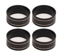 4 pièces de colliers de serrage en laiton à verrouillage interne pour jante de roue de 1,0 pouce, compatibles avec les modèles SCX24 1/24 et Traxxas 1/18 TRX4M - pièces de mise à
