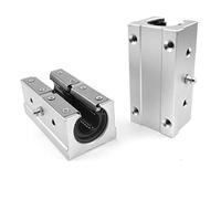 4 pièces de curseurs à roulement à Billes linéaires, curseurs de Guidage linéaire SBR12LUU SBR16LUU SBR20LUU, pièces d'imprimante 3D CNC (Size : SBR12LUU)