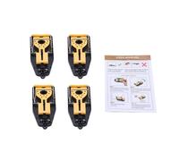 4 pièces de haute qualité utilisable retour souris Capture souris Capture souris Capture universelle semi-animal Capture interprète - Type black