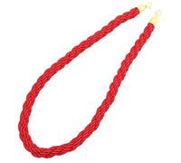 4 pièces de lanière corde Zone sécurité, longes contrôle des foules, barrière file d'attente, fête en alliage d'aluminium, clôture Pour Foule