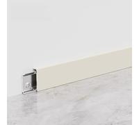 4 Pièces De Moulures De Plinthe En Aluminium, Longueur 125 Cm, Faciles À Installer Et À Nettoyer, Pour La Décoration Et La Réparation Des Plinthes Murales(Lotus White,50mm)