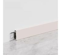 4 Pièces De Moulures De Plinthe En Aluminium, Longueur 125 Cm, Faciles À Installer Et À Nettoyer, Pour La Décoration Et La Réparation Des Plinthes Murales(Ru Kiln,40mm)