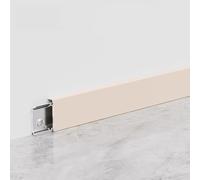 4 Pièces De Moulures De Plinthe En Aluminium, Longueur 125 Cm, Faciles À Installer Et À Nettoyer, Pour La Décoration Et La Réparation Des Plinthes Murales(Cocoa Latte,60mm)