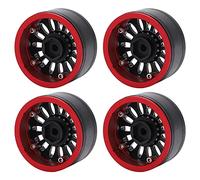4 pièces de moyeux de roues RC en métal avec bouchon à vis, moyeux de roues RC en alliage d’aluminium pour Traxxas, HSP, HPI, crawler ; moyeu durable de 55