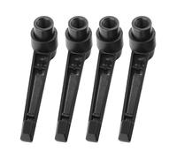 4 pièces de poignées de fixation métalliques réglables à filetage femelle, poignée à collier en acier inoxydable pour machines dans des espaces restreints, boutons universels pour (Filetage intérieur