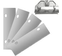 4 Pièces De Remplacement De Lame De Grattoir De Gril Plus Tranchante, Lames De Gril Outils De Barbecue En Plein Air Lame De Remplacement De Grattoir De Gril En Acier Inoxydable Pour Outil De Nettoyage