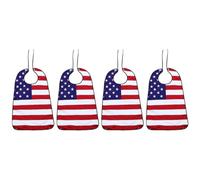 4 Pièces de riz adulte femmes bavoirs adultes bandana bavoir de sevrage bavoir adulte bavette adulte dossards seniors alimentation désactivée Polyester (fibre de polyester) minkissy