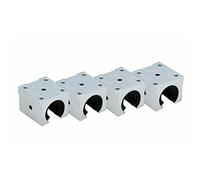 4 pièces de roulements coulissants SBR12UU SBR16UU SBR20UU, adaptés au Rail de Support linéaire SBR12 SBR16 SBR20, routeur CNC (Size : 4 PCS SBR12UU)