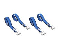 4 Pièces de Sangles pour échasses pour Cloisons Sèches, Sangles pour échasses Réglables, Bandes de Jambes, Boucle en Alliage D'aluminium, Kit de Sangles de Pied pour Cloisons