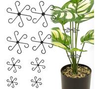 4 Pièces de Support de Plantes Support de Plantes Vivaces, Support de Tiges de Plantes Support de Plantes, Pince de Support de Plantes Pince de Plantes pour Monstera et Alocasia (4)