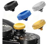 4 Pièces Déclencheurs d'appareil Photo, Boutons d'obturateur, Bouton de Déclenchement en Cuivre Massif Compatibles avec Fujifilm X-TS, Leica M1, Sony RX1, Hasselblad XD7, Canon F-1, Nikon FM2 etc.