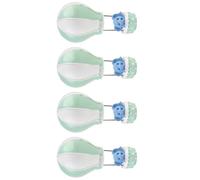 4 Pièces Décoration de Gâteau en Résine Éléphant Montgolfière | Ornement Polyvalent, pour Décoration de Gâteau et Photos, Forme Éléphant et Ballon Chaud, Vert
