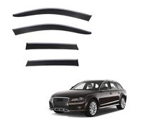4 Pièces Deflecteur Vitre Voiture pour Audi A4 Wagon B8 2009-2015, Déflecteurs d'air, Fenêtre Latérale Visière Déflecteur Accessoire Voiture